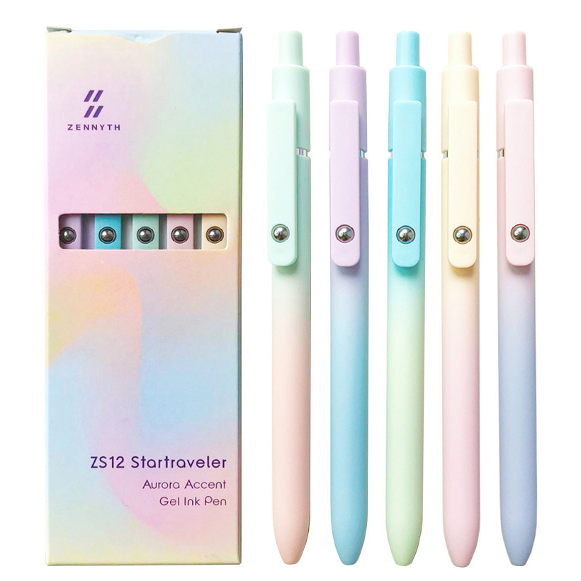 Coloured Gel Set - 5 adet/takım Aurora Degrade Renk Jel