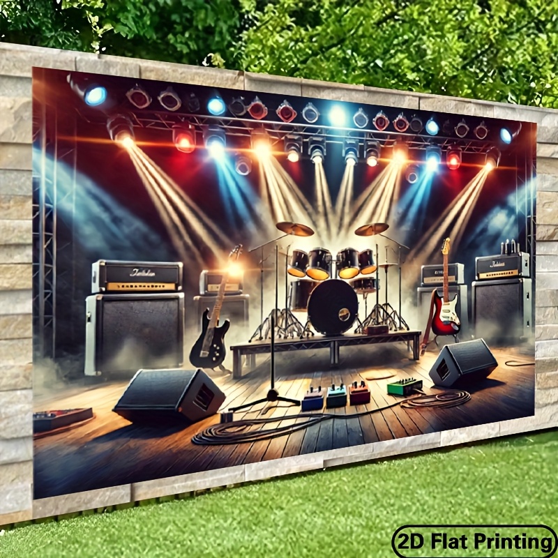 Photography Lighting And Backdrop - 2D Düz Alfabe Dize Işıkları Arka