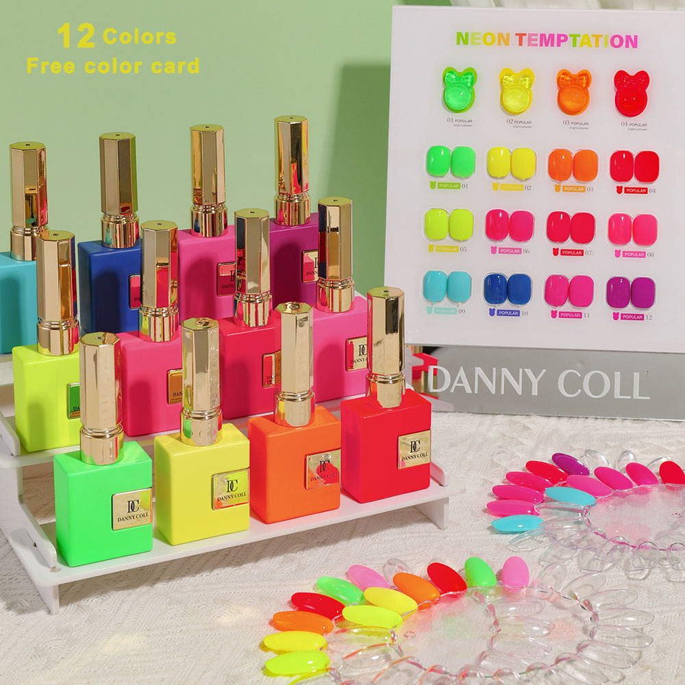 Coloured Gel Set - İlkbahar Yaz Renkli Floresan Jel Oje