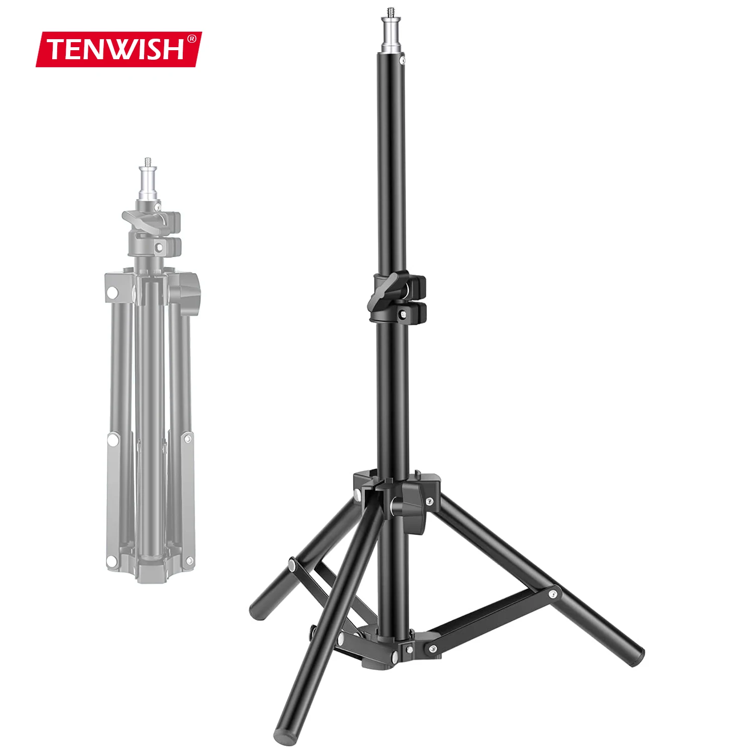 Photography Lighting And Background - Tenwish esnek fotoğraf Tripod işık standı