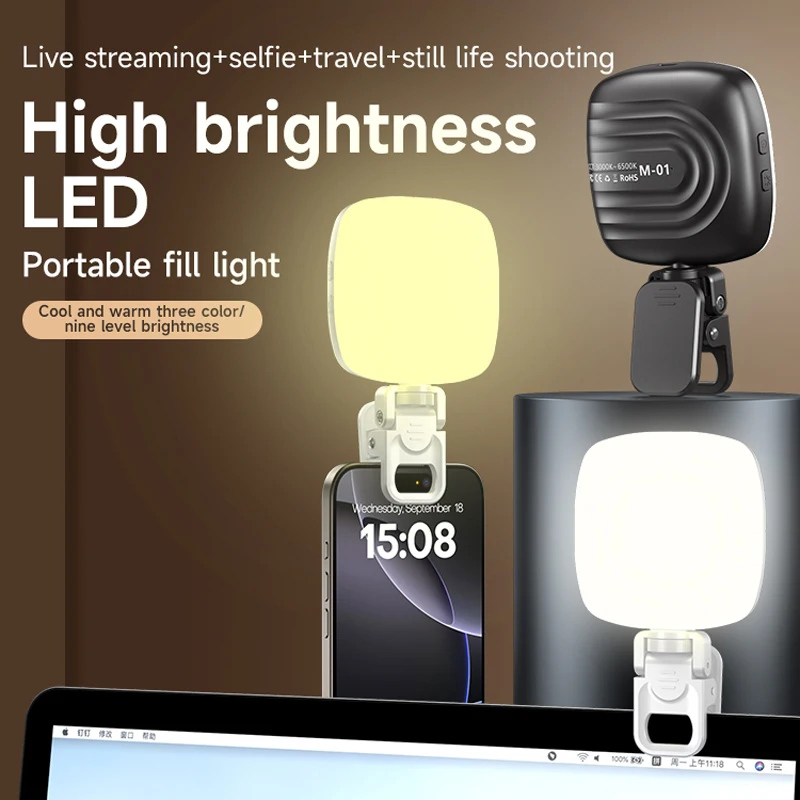 Photography Lighting Rig - Telefon Selfie Işığı 2700K-6500K Portbal Cep