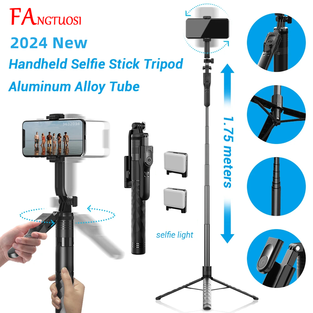 Photography Lighting Equipment - FANGTUOSI 1750mm Kablosuz Selfie Sopa Tripod