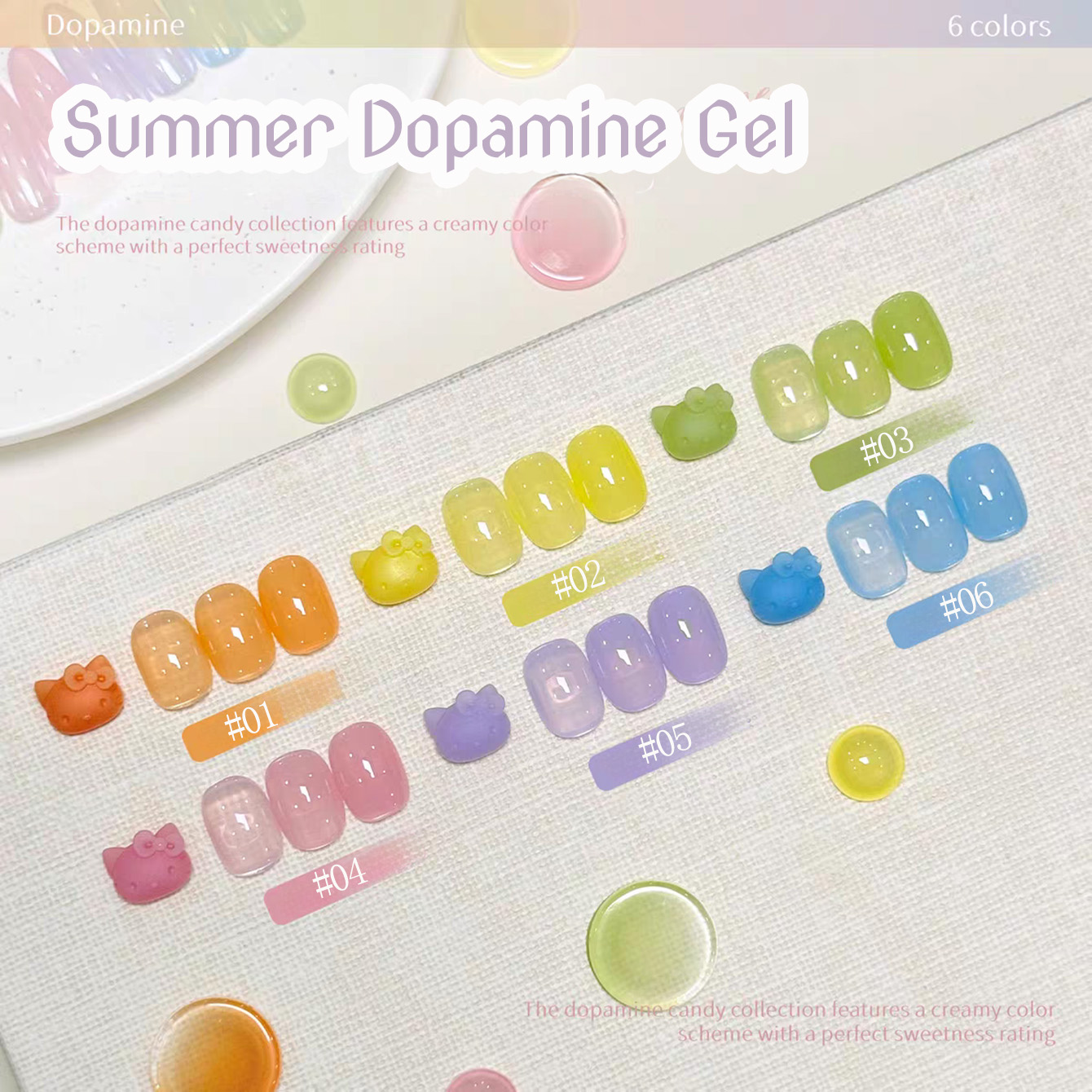 1 adet WS Buz Şeffaf Dopamin P - Coloured Gel Set incelemesi ve fiyatı