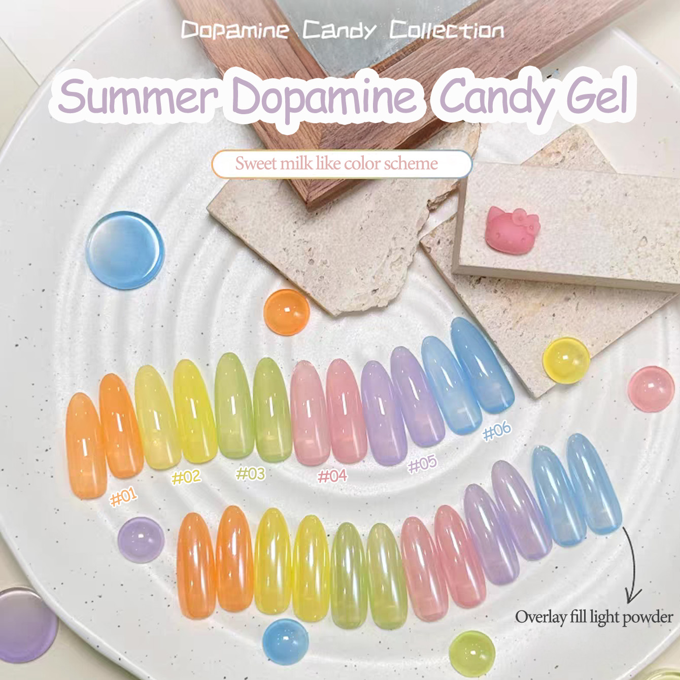 1 adet WS Buz Şeffaf Dopamin P - Coloured Gel Set incelemesi ve fiyatı