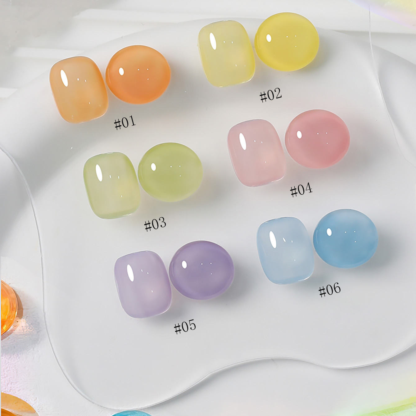 1 adet WS Buz Şeffaf Dopamin P - Coloured Gel Set incelemesi ve fiyatı