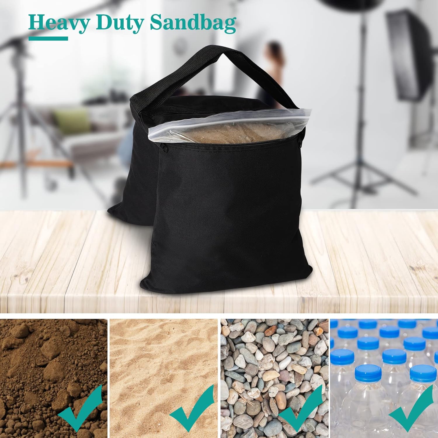 Aimosen 4'lü Kum Torbası Seti, - Photography Lighting Weight Bags incelemesi ve fiyatı