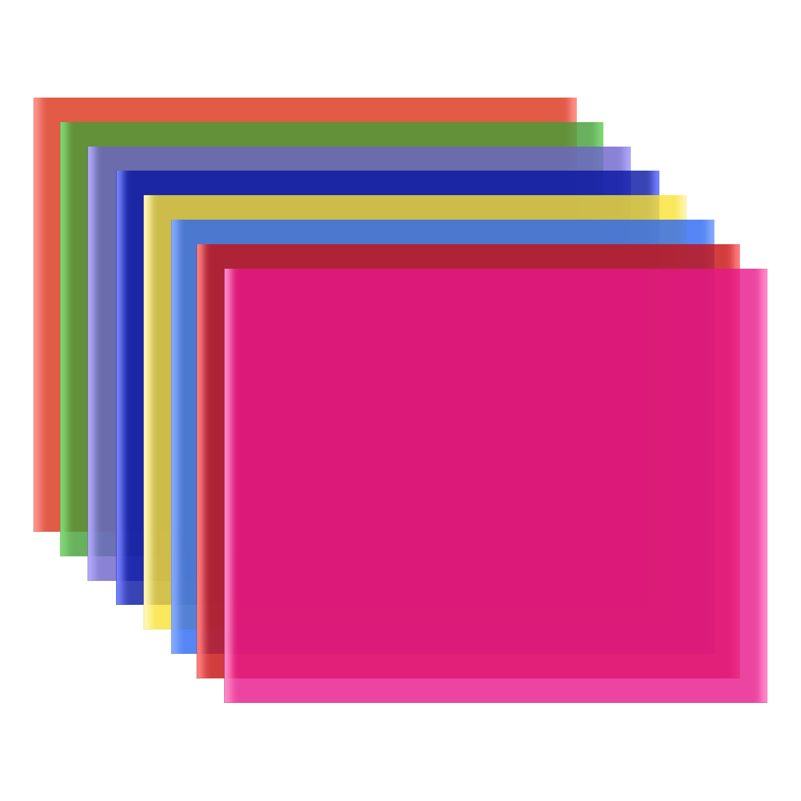 8 Renk/set PET Şeffaf Jel Aydı - Coloured Gel Set incelemesi ve fiyatı