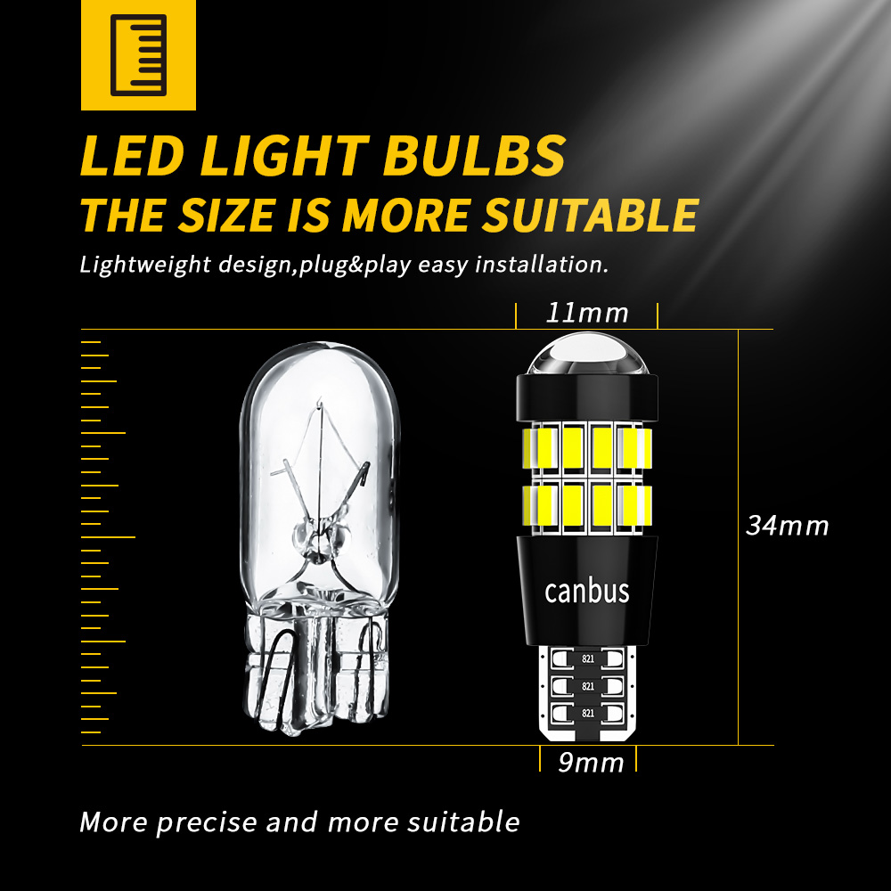 DXZ 2 adet W5W T10 LED ampulle - Interior Photography Lighting incelemesi ve fiyatı