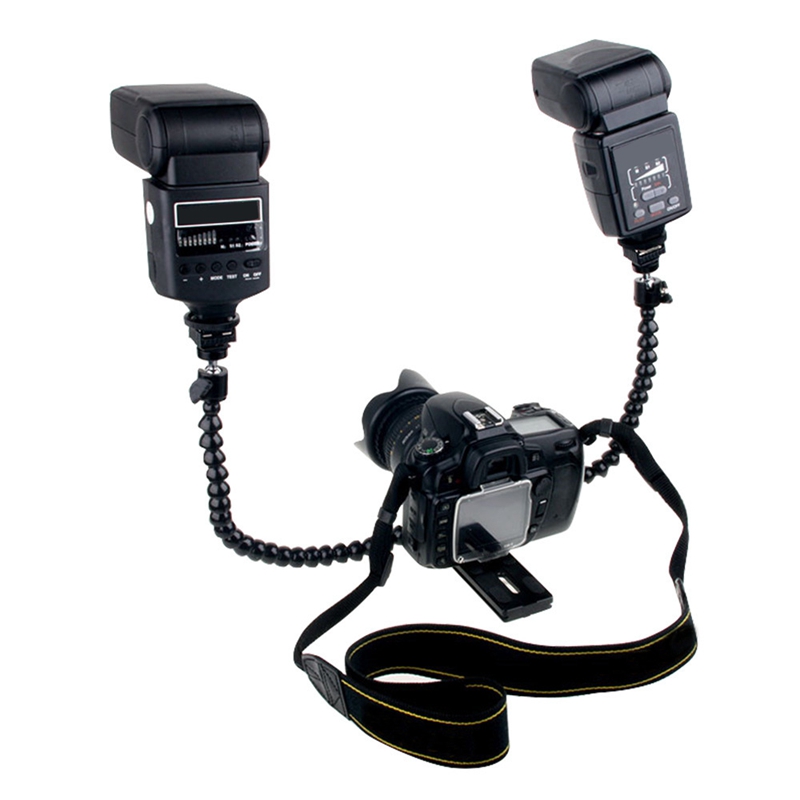 Esnek Çift Kol Sıcak Ayakkabı  - Macro Photography Lighting Kit incelemesi ve fiyatı