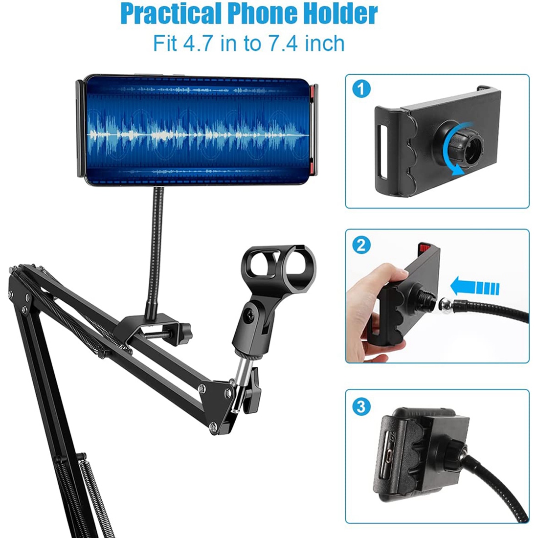 NALFI-Mikrofon Standı, Ayarlan - Boom Arm Stand incelemesi ve fiyatı