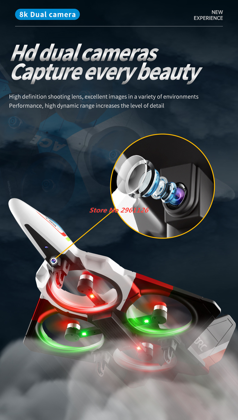 Mini Köpük Drone 8K Çift Kamer - Photography Lighting Beginners incelemesi ve fiyatı