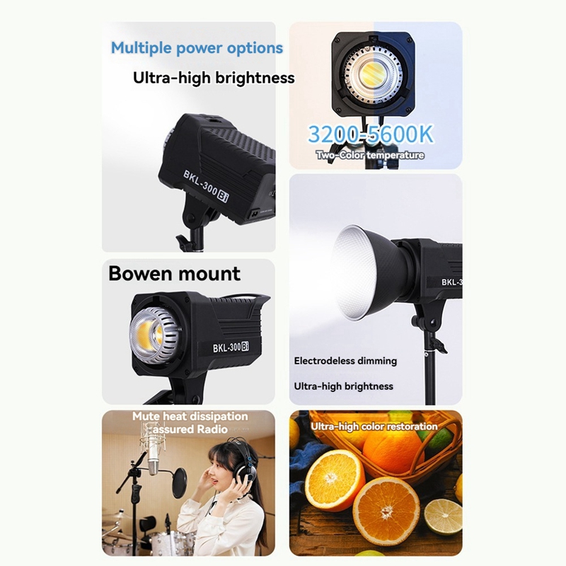300W Bi LED Video Işığı, Portr - Photography Lighting Equipment incelemesi ve fiyatı